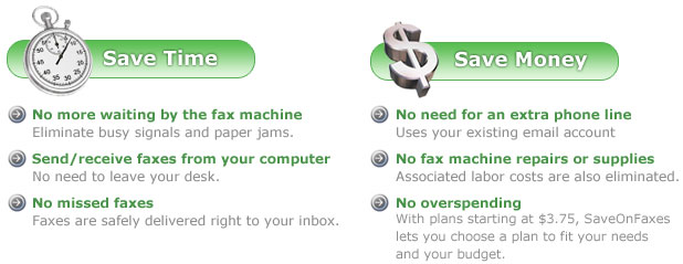 Save time and money with online fax service